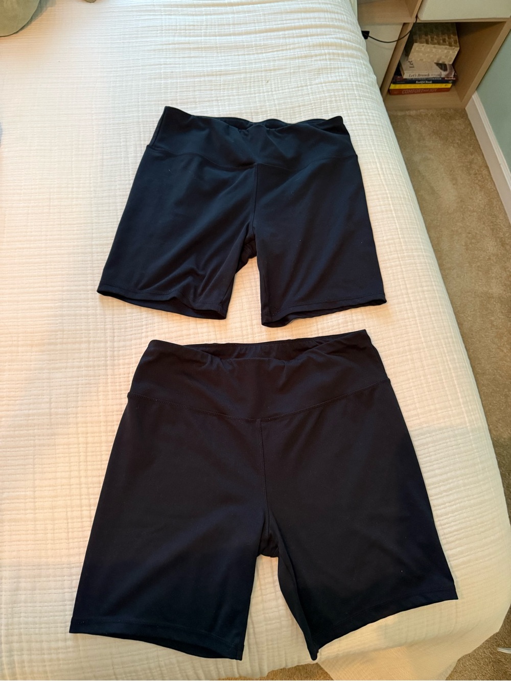 Jockey Black Mid-Thigh Bike Shorts Duo